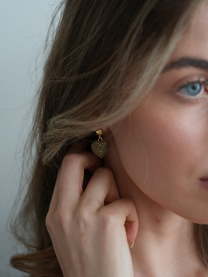 HEART OF GOLD - Earrings • Color: 18K Yellow Gold