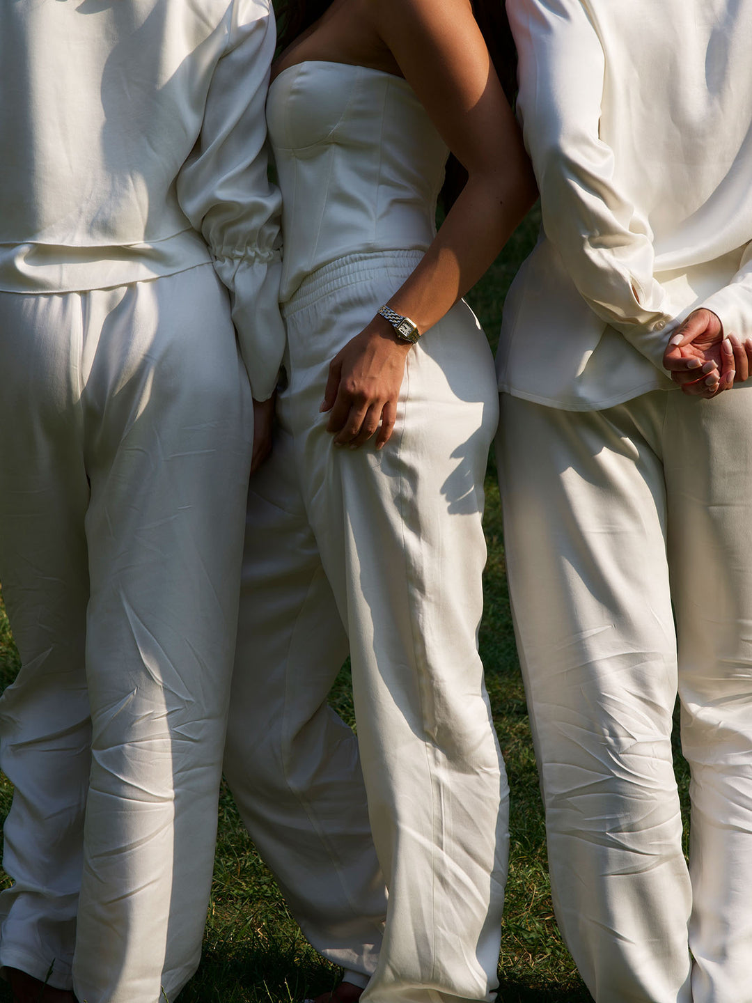 ROMANTIC - Wide Leg Pants • Oyster