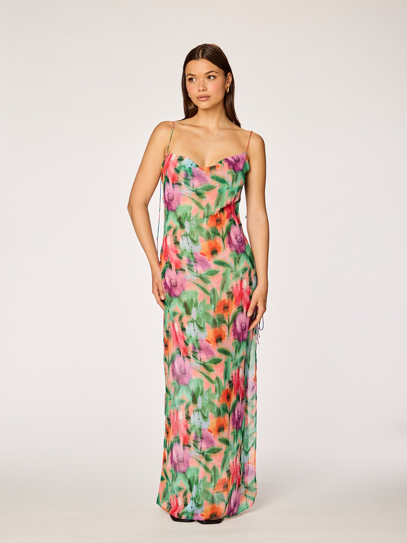 sheer maxi tank dress ARRANGE - Sheer Disc Sequin Maxi Tank Dress - Women - Polyester - 4 US
