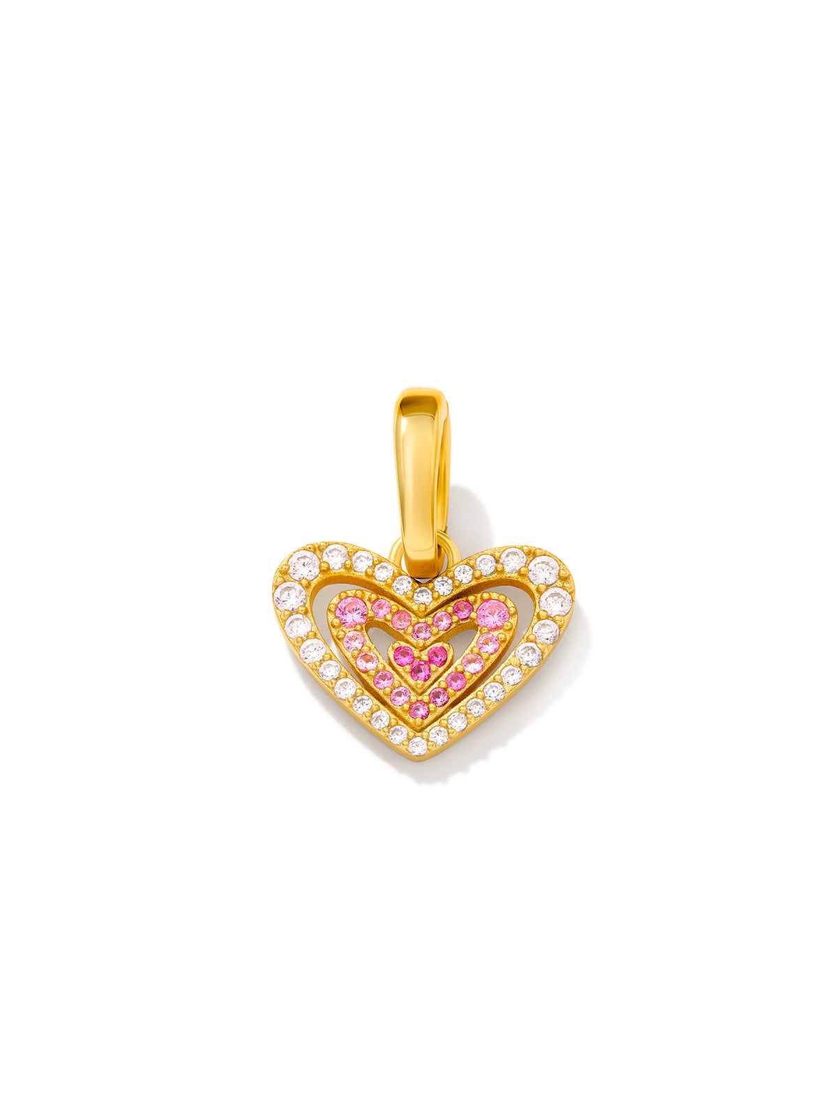 ROSE HEART - Charm • Color: 18K Yellow Gold
