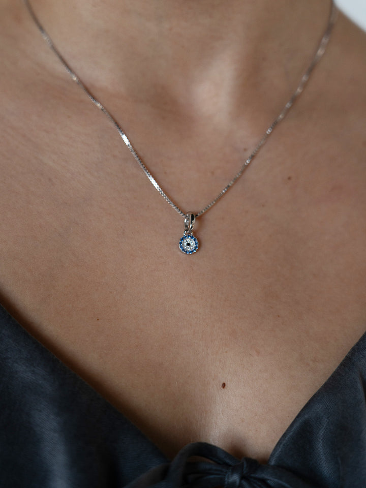 EVIL EYE - Charm • Color: White Gold