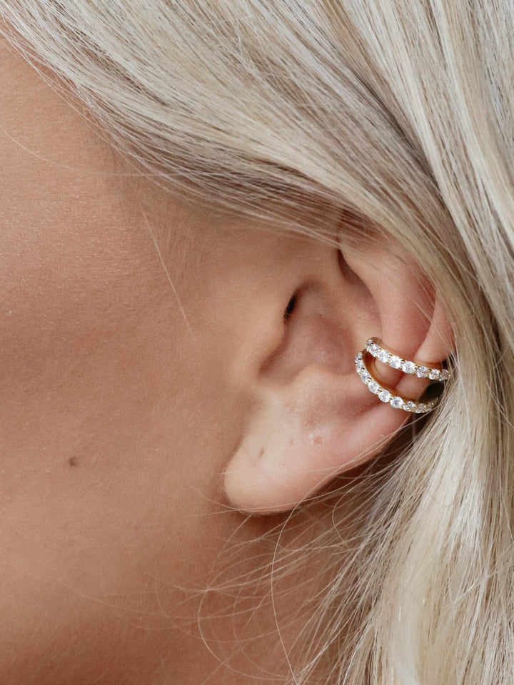 SET - Two ICONIC Ear Cuffs • Color: 18K Yellow Gold