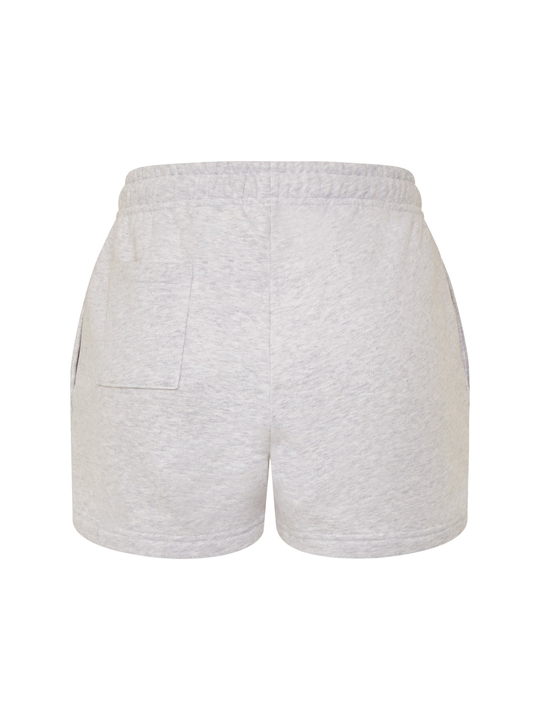 SET - ESSENTIALS - HALF-ZIP SWEATER AND SHORTS • LIGHT GREY