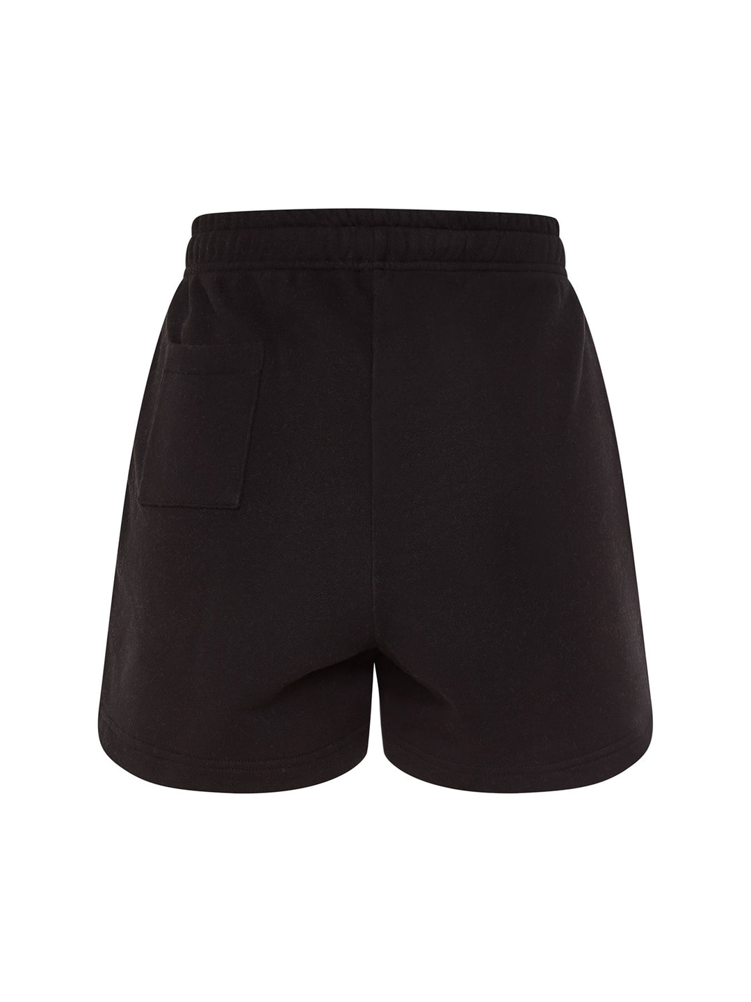 SET - ESSENTIALS - RIBBED CROPPED TOP AND SHORTS • BLACK