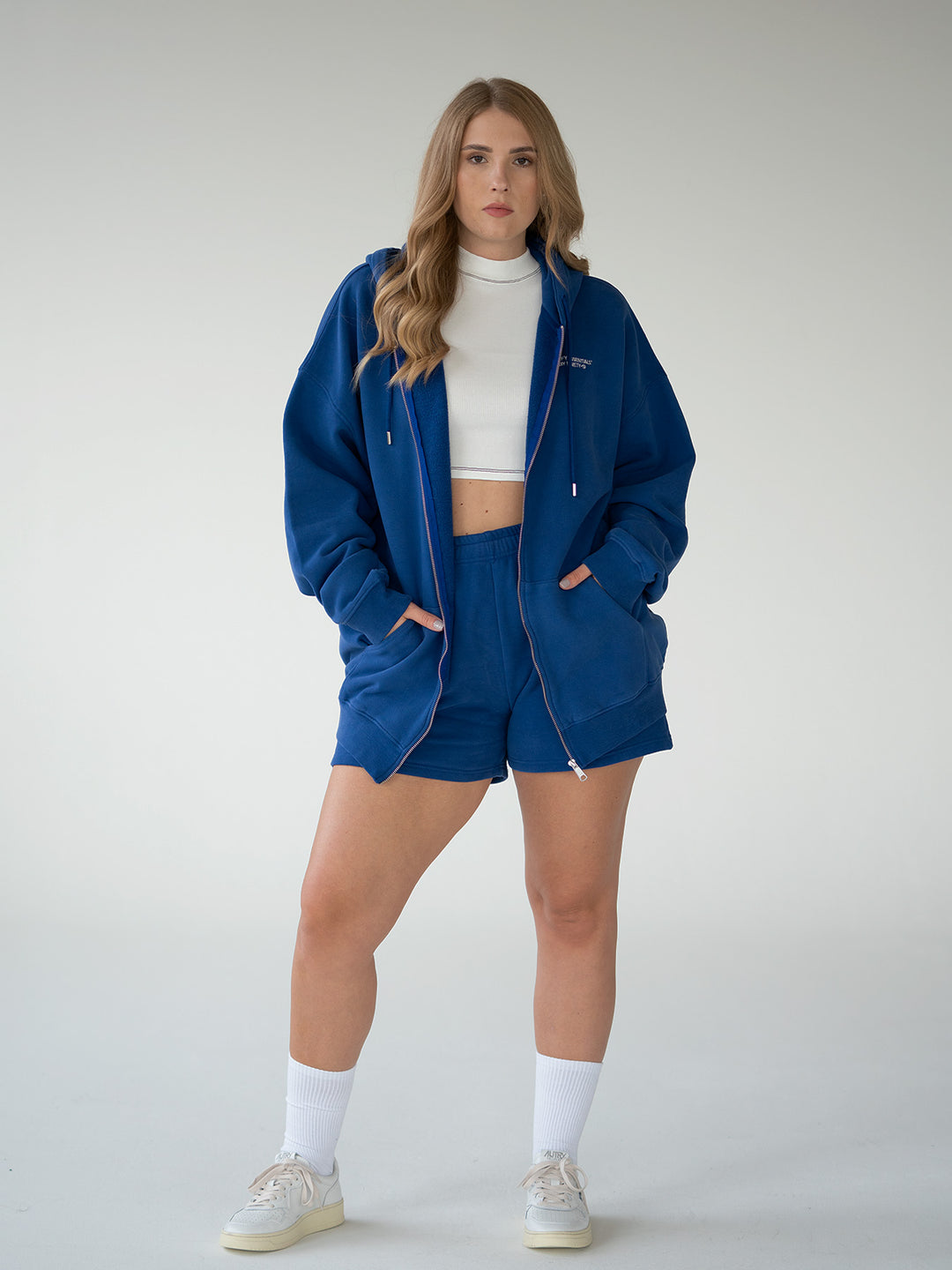 ESSENTIALS - Zipper Hoodie  •  Classic Blue