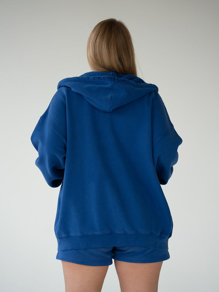 ESSENTIALS - Zipper Hoodie  •  Classic Blue
