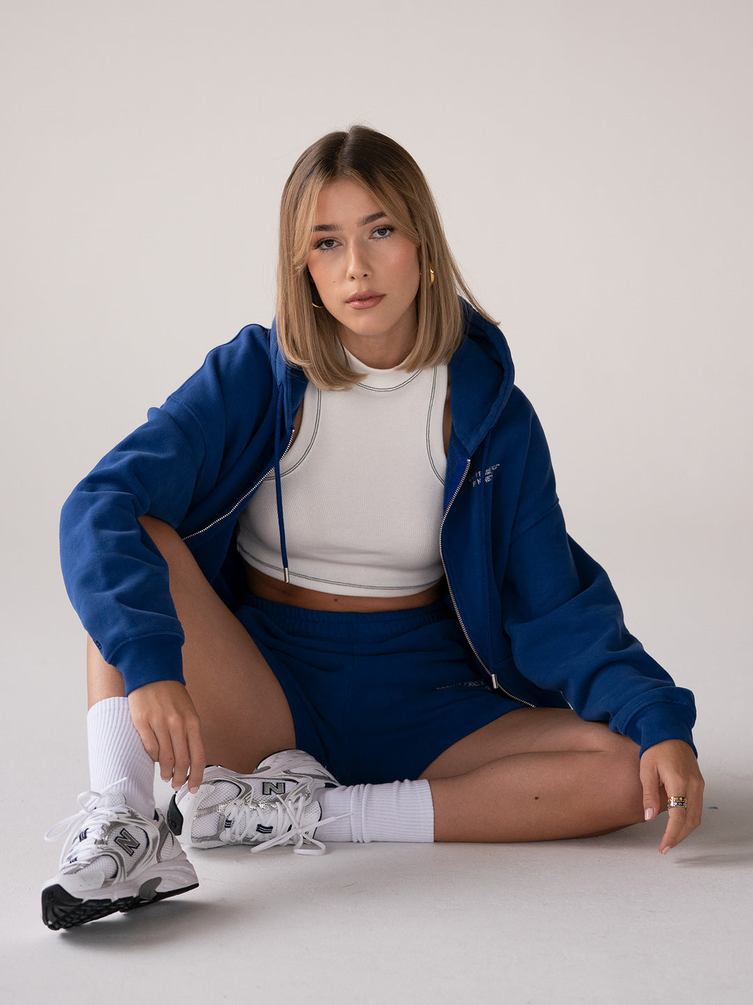 ESSENTIALS - Zipper Hoodie  •  Classic Blue