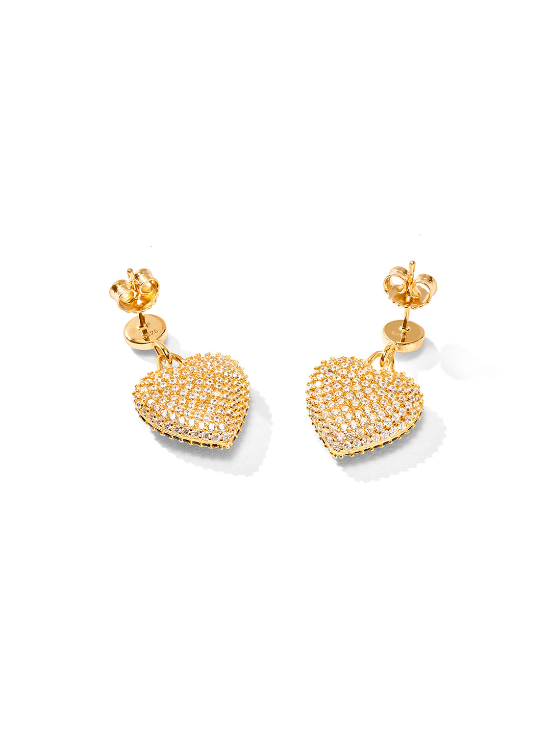 HEART OF GOLD - Earrings • Color: 18K Yellow Gold