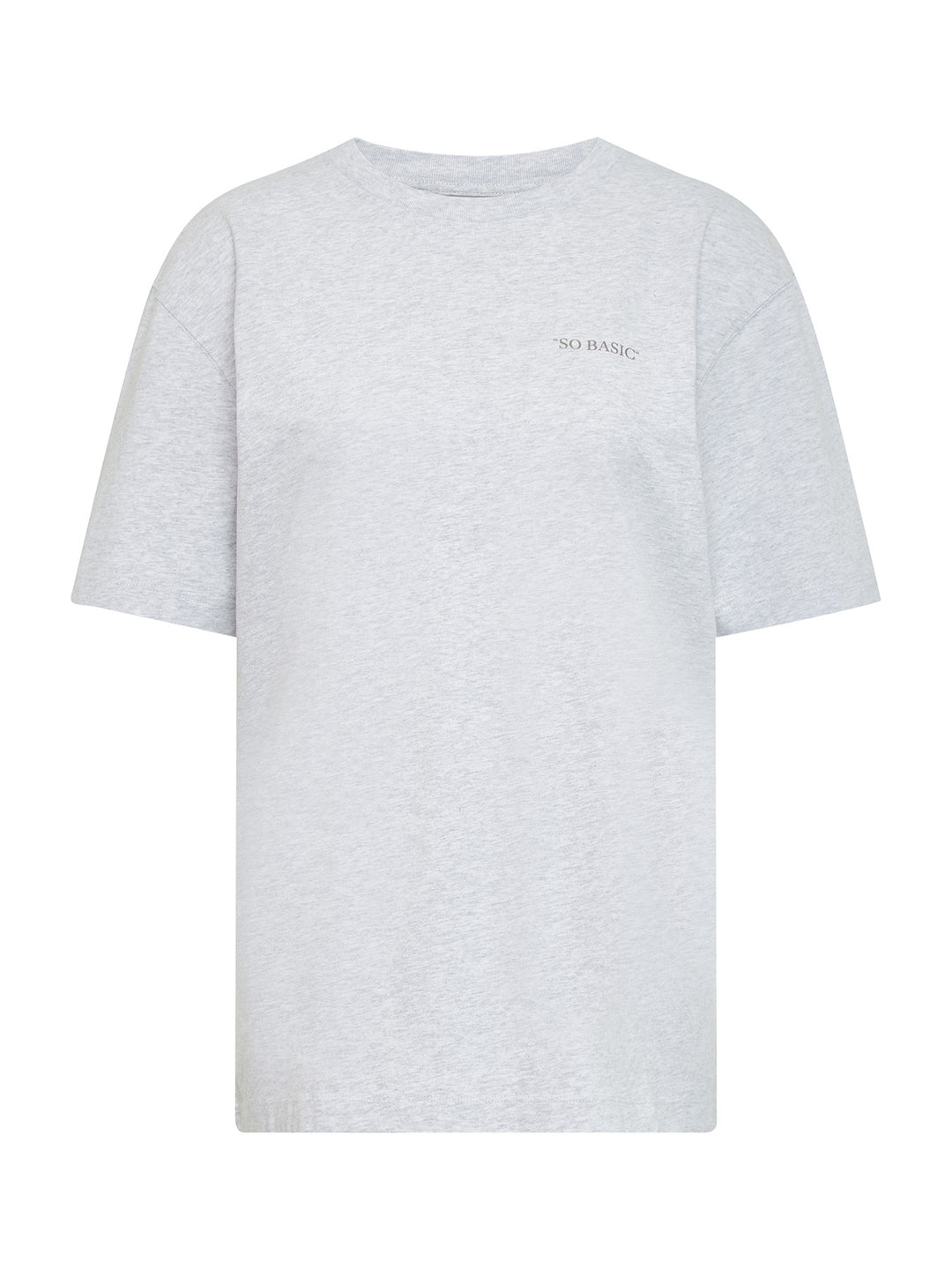 SO BASIC - T-Shirt • Grey Melange