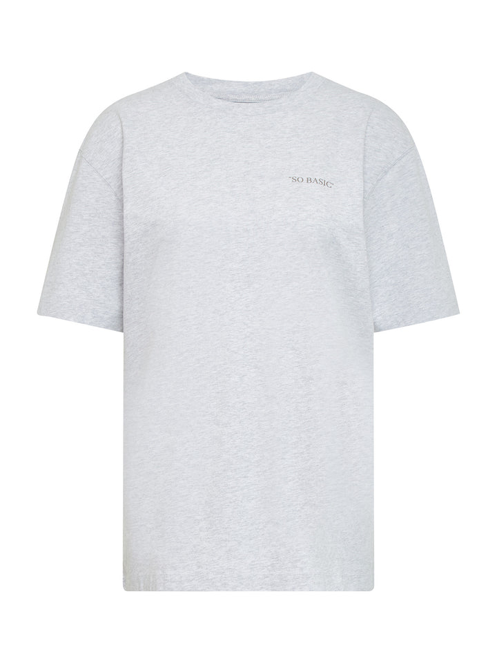 SO BASIC - T-Shirt • Grey Melange