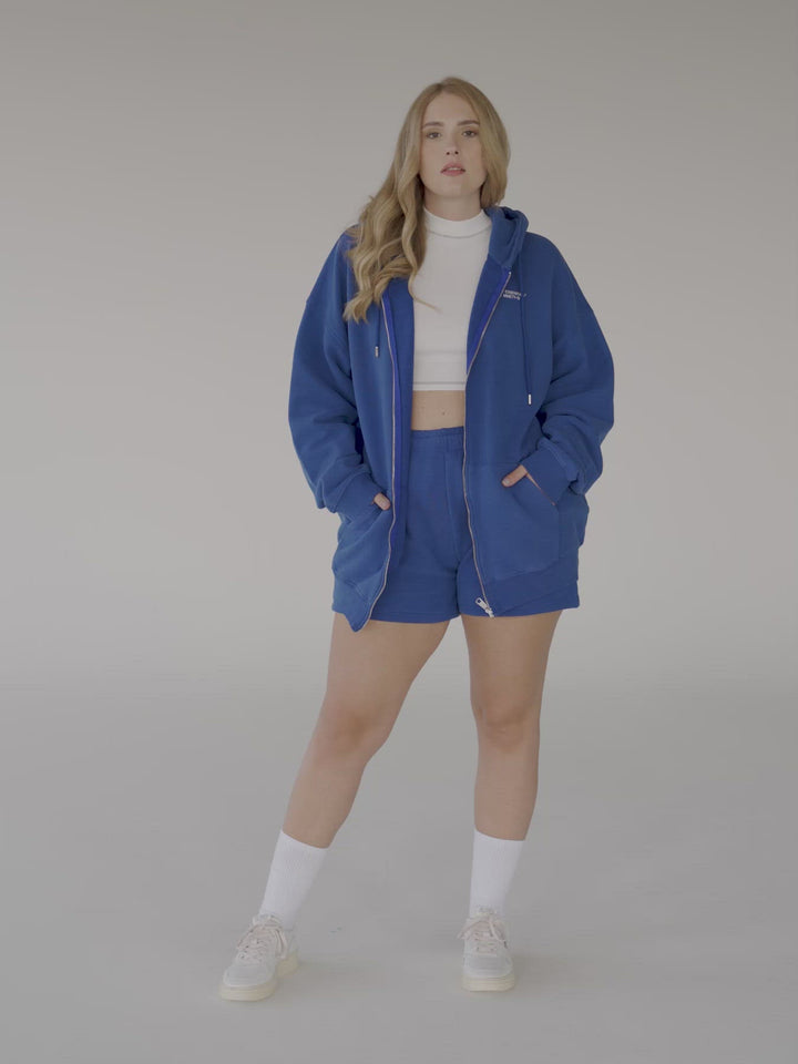 ESSENTIALS - Zipper Hoodie  •  Classic Blue