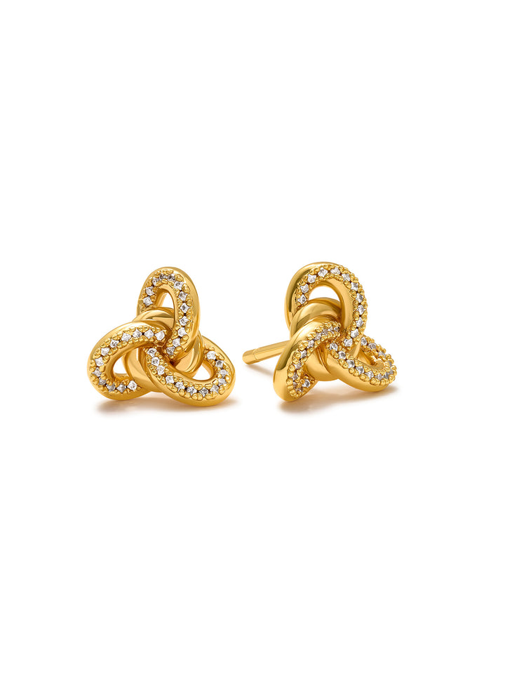 BUN - Studs • Color: 18K Yellow Gold