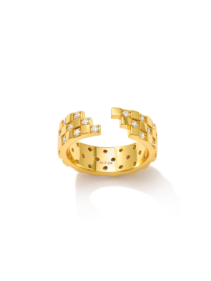 CHUNKY CHESS - Ring • Color: 18K Yellow Gold