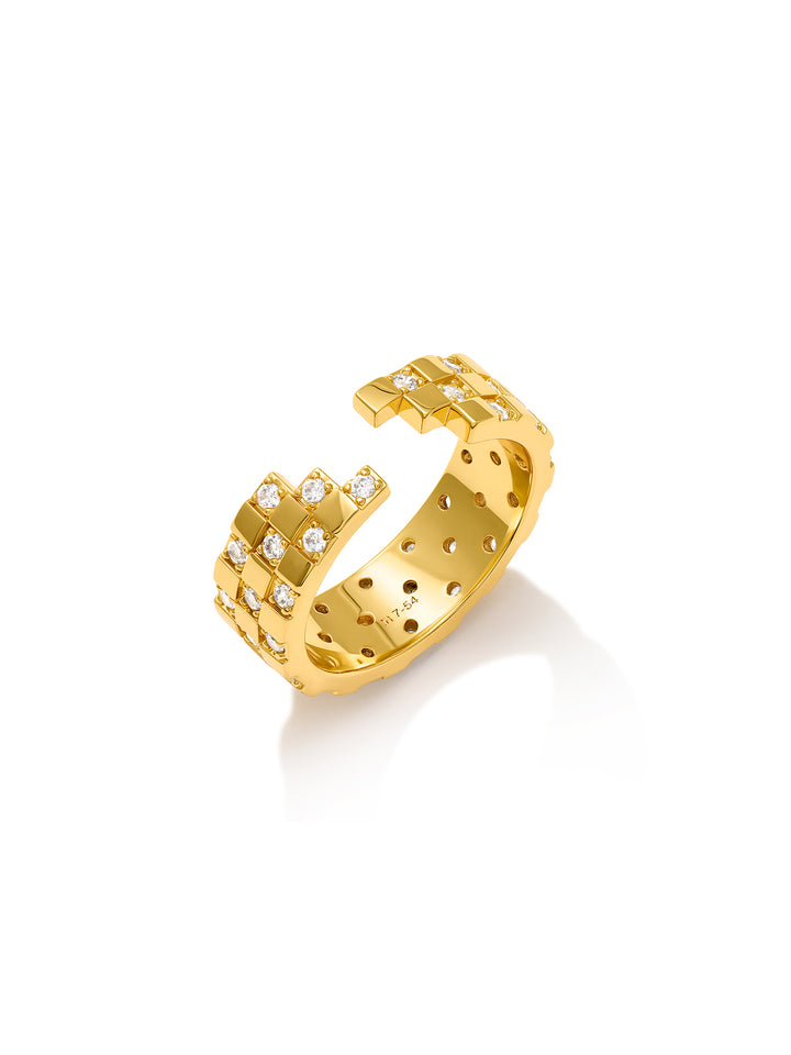 CHUNKY CHESS - Ring • Color: 18K Yellow Gold