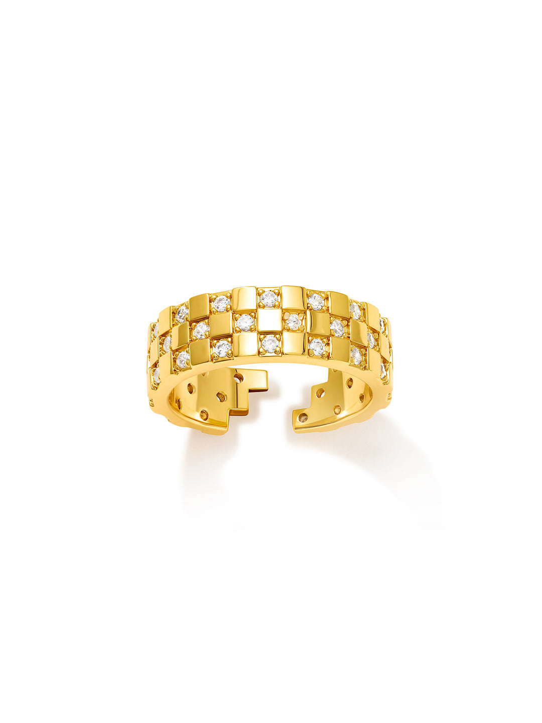 CHUNKY CHESS - Ring • Color: 18K Yellow Gold