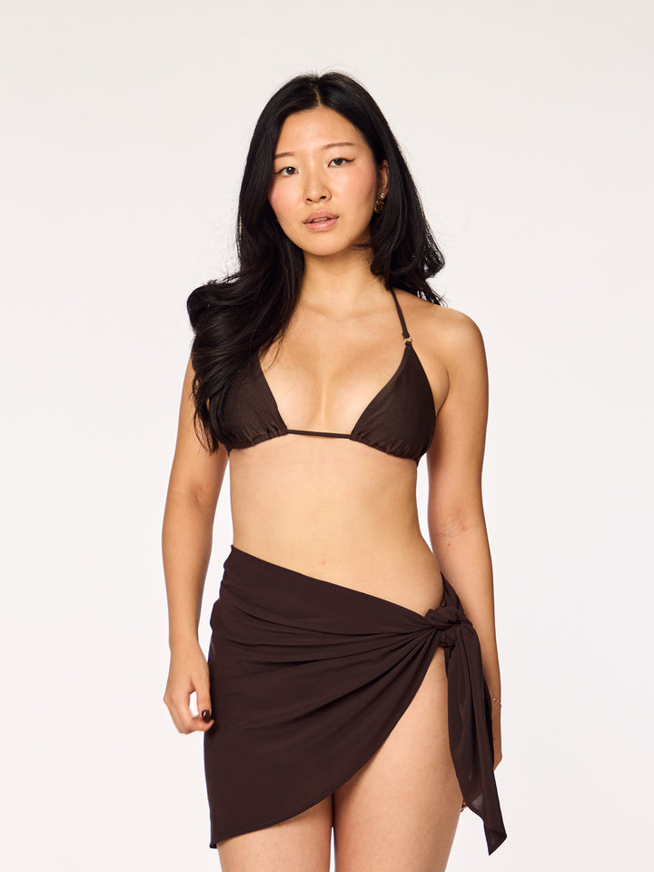 LIVA - Sarong • Dark Mocha