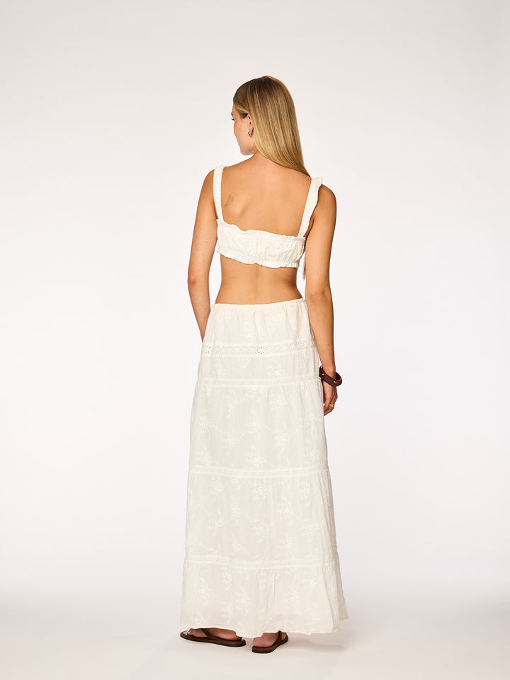ELLA - Bralette Top • White