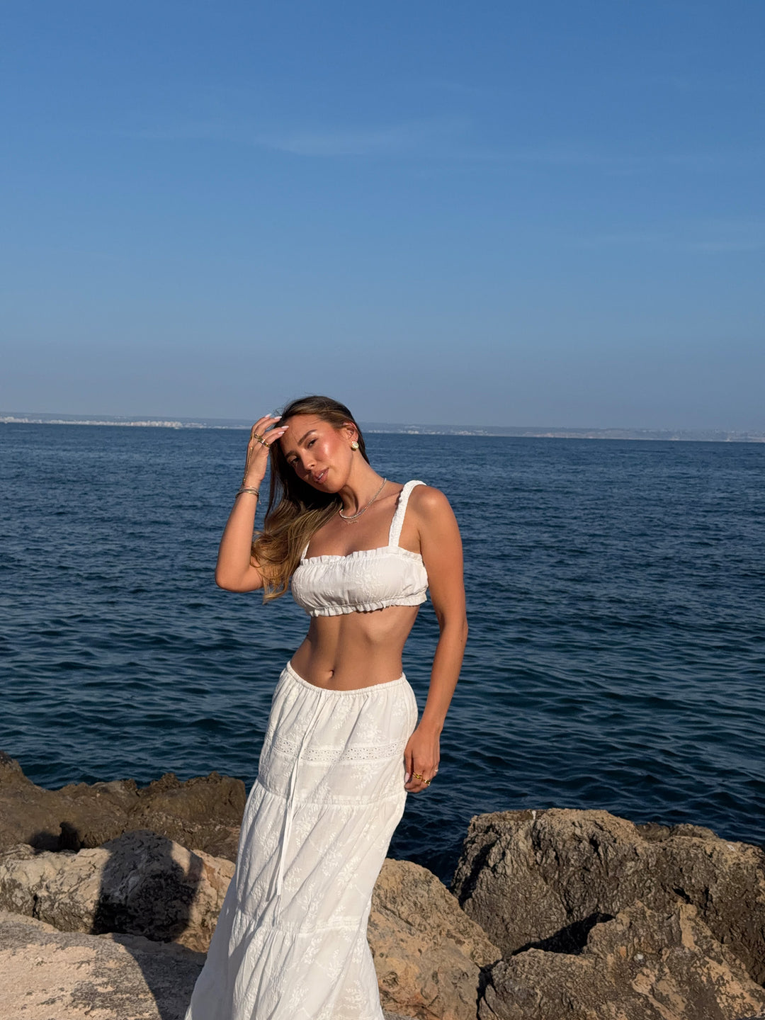 ELLA - Maxi Skirt • White