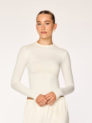 CORE - Crewneck Longsleeve • Cream