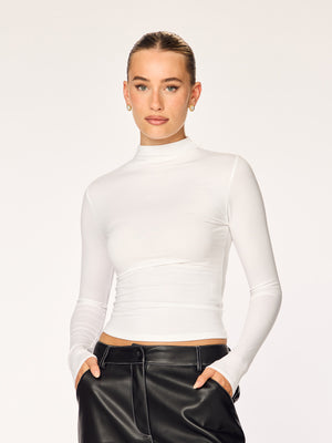 CORE - Turtleneck Longsleeve • White