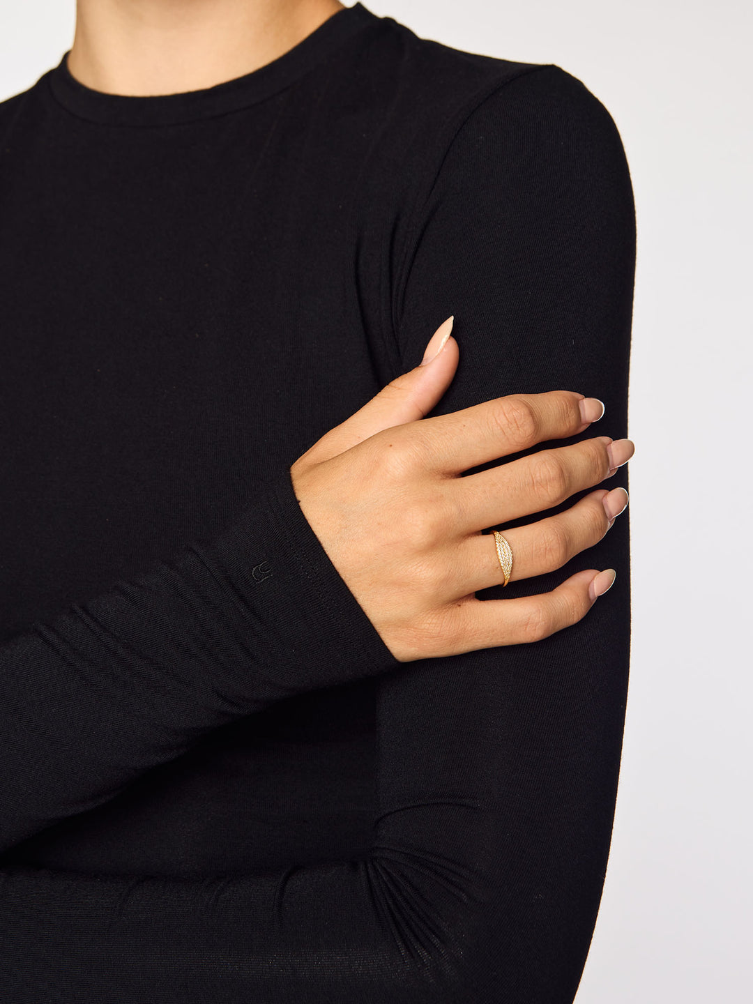 CORE - Crewneck Longsleeve • Black