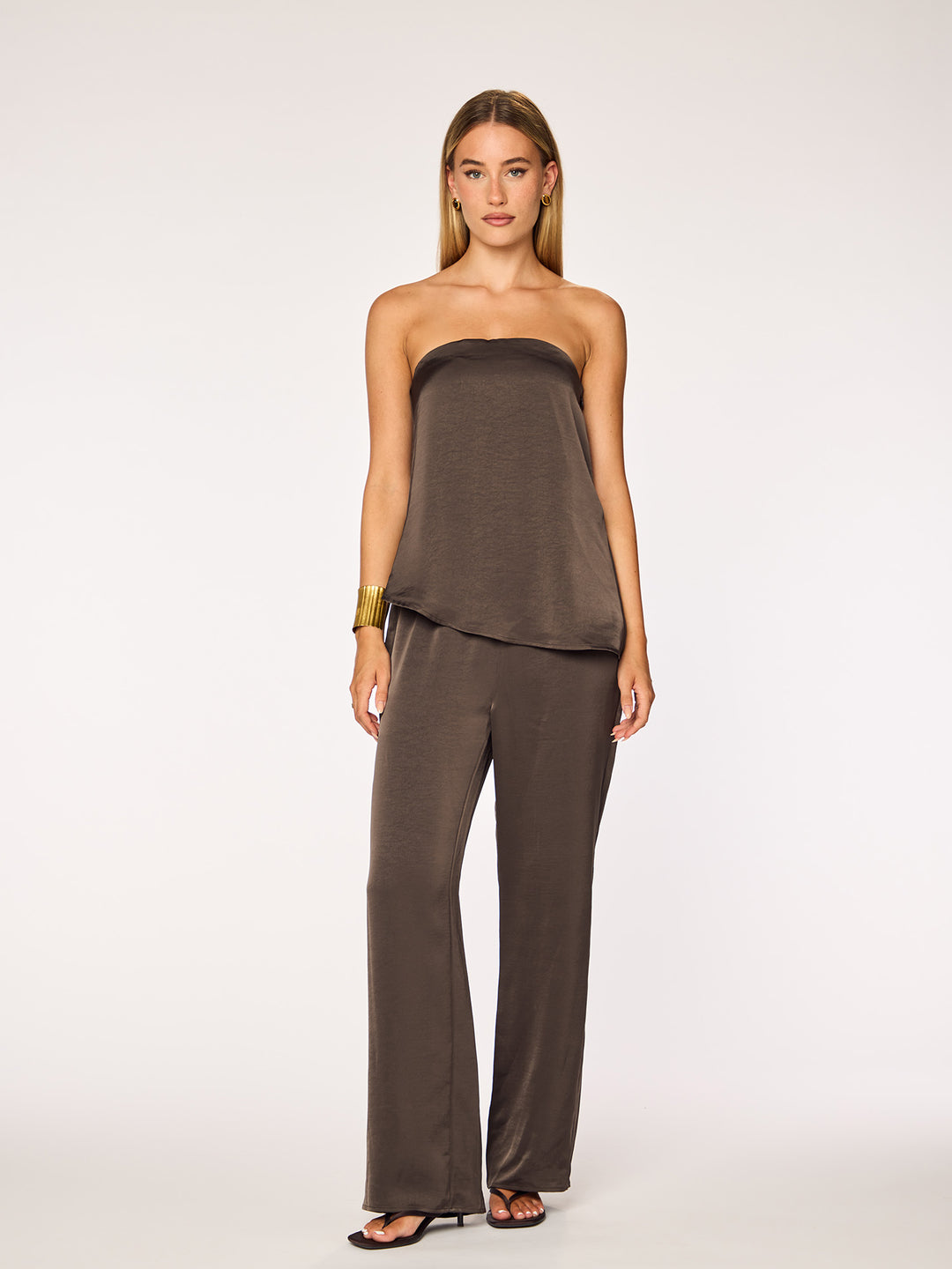 IVY - Straight Leg Pants • Dark Oak