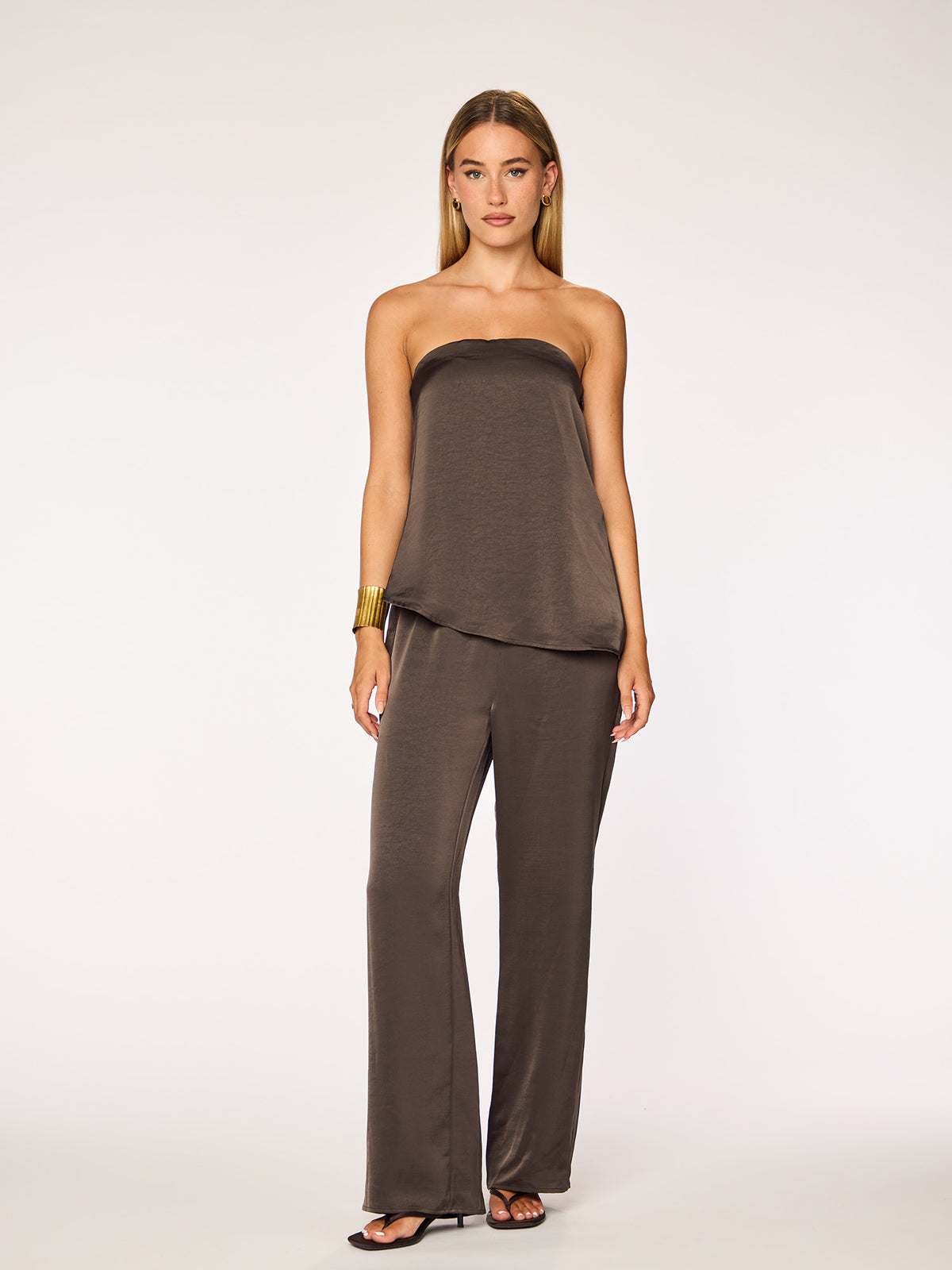 IVY - Straight Leg Pants • Dark Oak