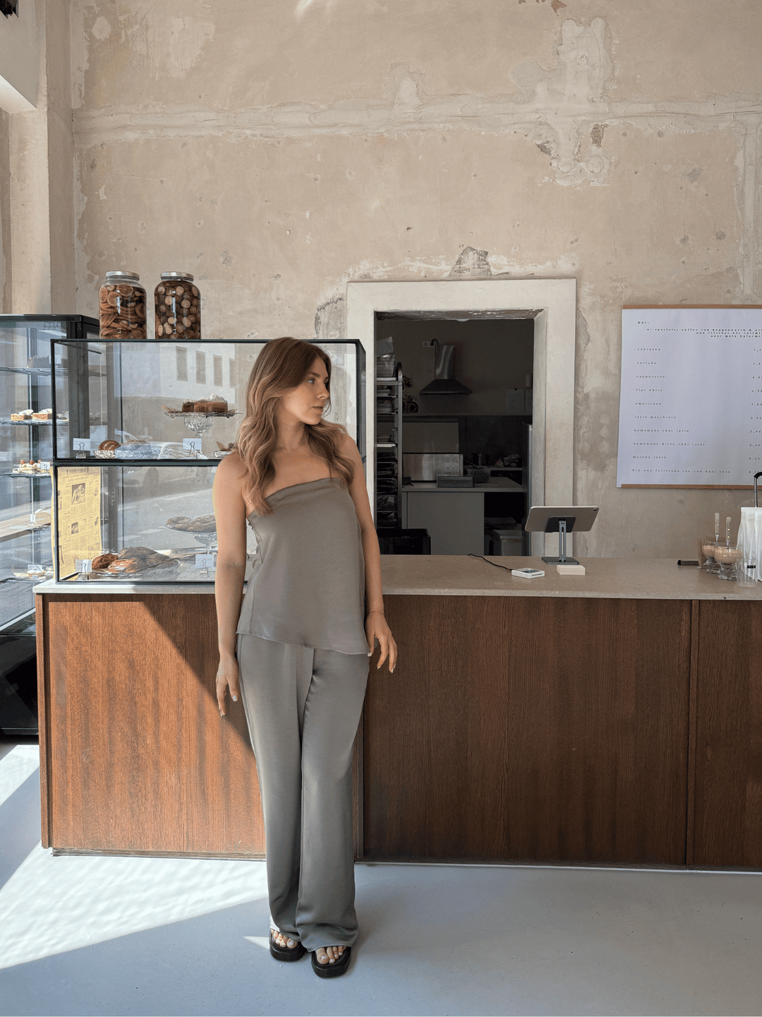 IVY - Straight Leg Pants • Stone