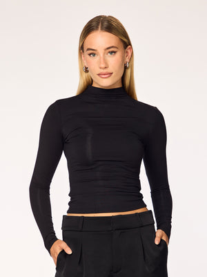 CORE - Turtleneck Longsleeve • Black