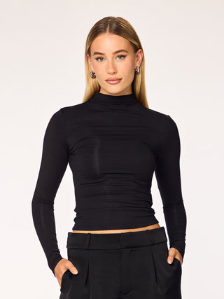 CORE - Turtleneck Longsleeve • Black