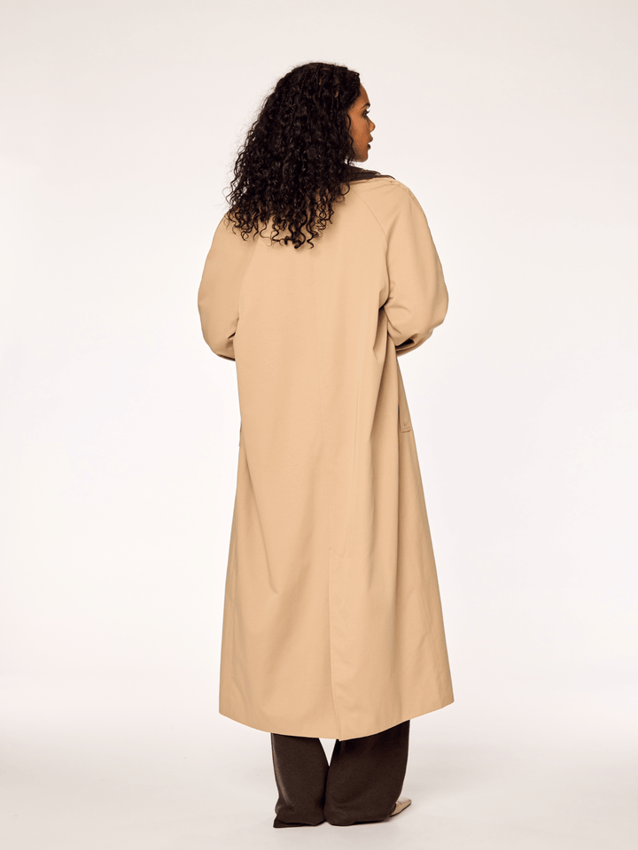 COVEN - Double Collar Trenchcoat • Tobacco
