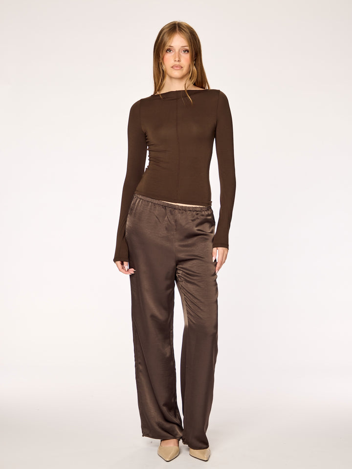 SMOOTH - Longsleeve • Cocoa