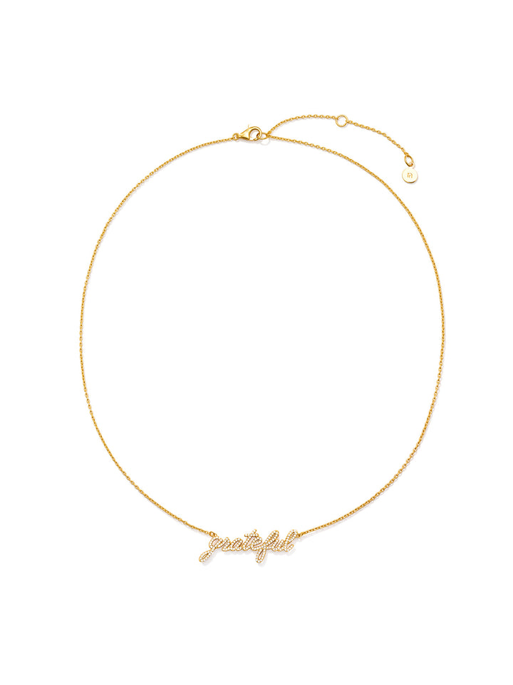 GRATEFUL - Necklace • Color: 18K Yellow Gold