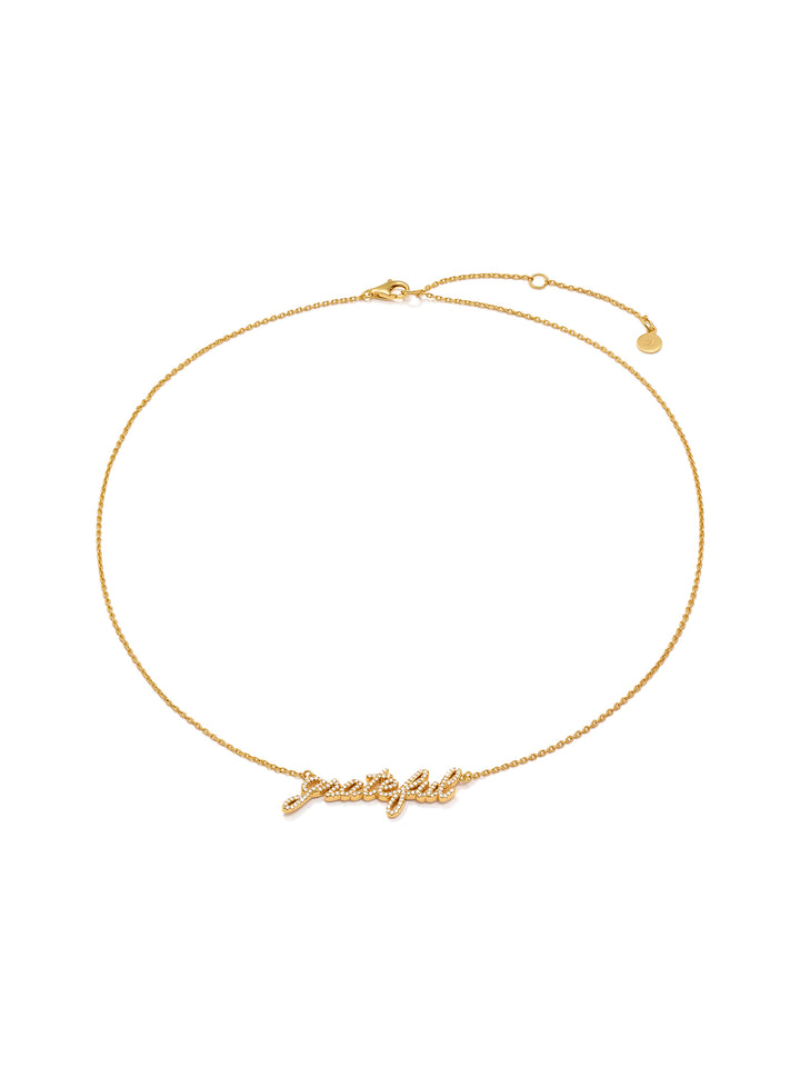 GRATEFUL - Necklace • Color: 18K Yellow Gold
