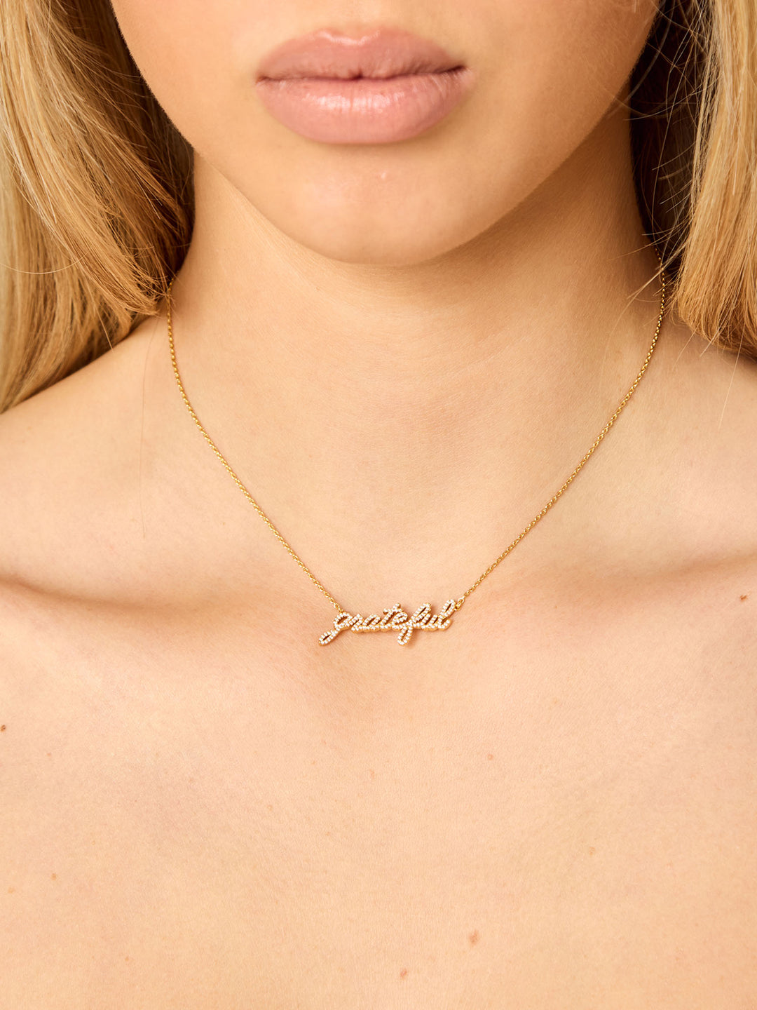 GRATEFUL - Necklace • Color: 18K Yellow Gold