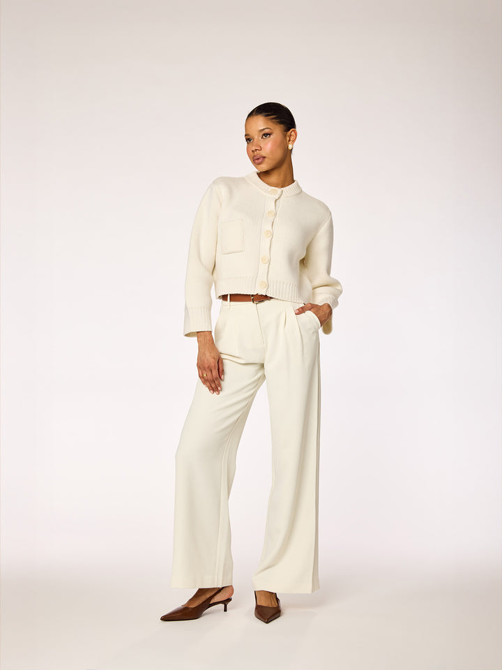 RUNE - Buttoned Cardigan • Cloud