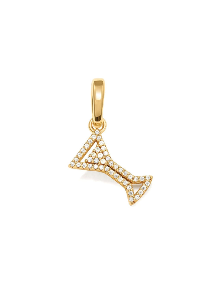 WHITE MARTINI - Charm • Color: 18K Yellow Gold