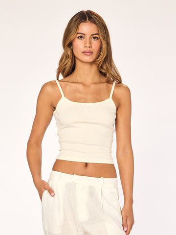MONOGRAM - Strap Top • Cream