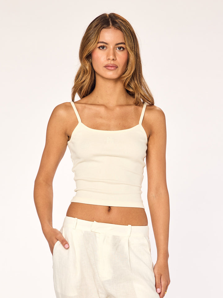 MONOGRAM - Strap Top • Cream