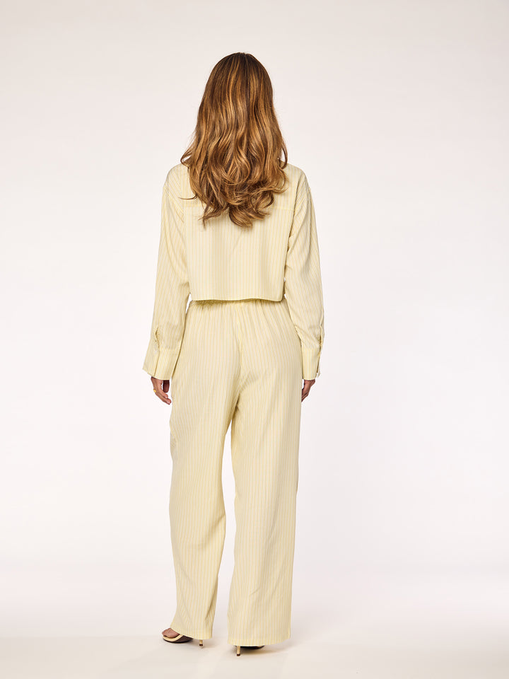 MAEL - Pants • Striped Lemon