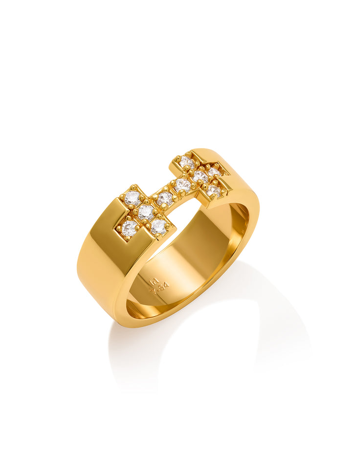 HAILEY - Ring • Color: 18K Yellow Gold