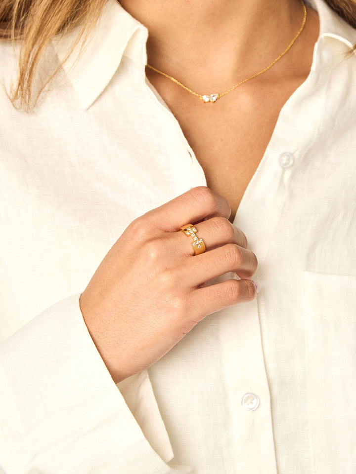 HAILEY - Ring • Color: 18K Yellow Gold