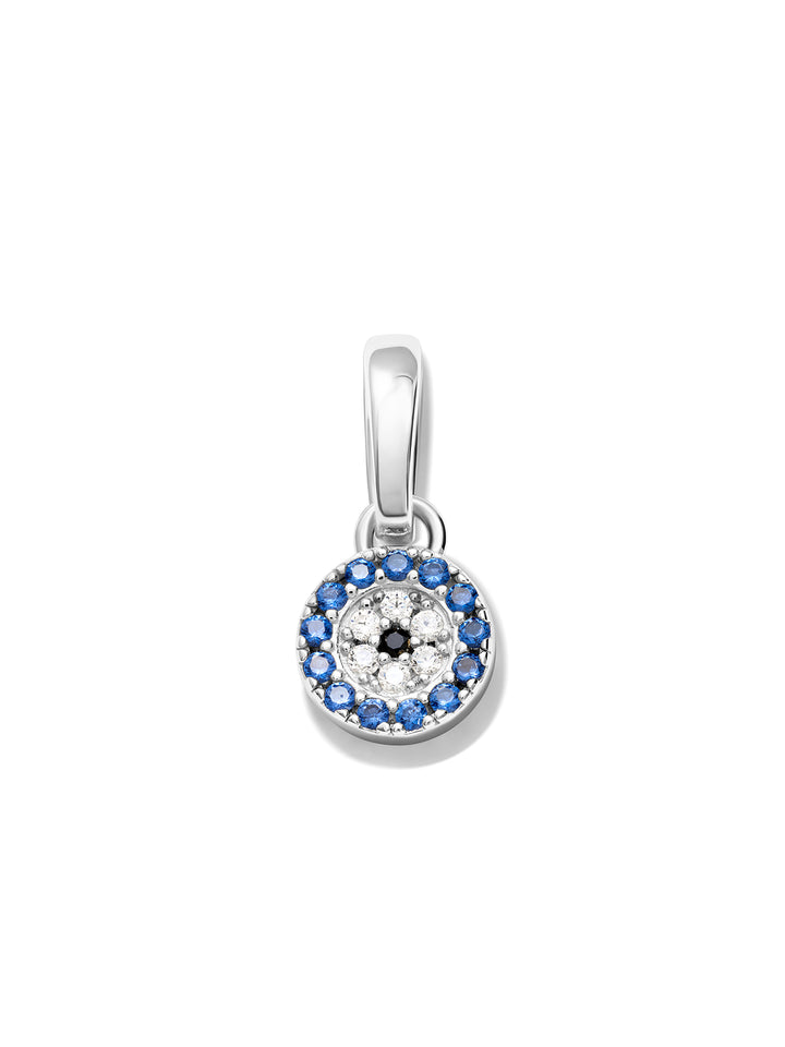 EVIL EYE - Charm • Color: White Gold