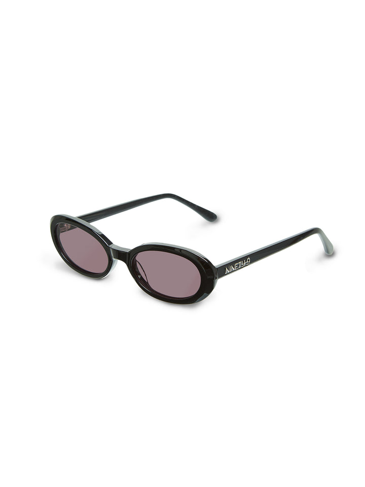 OVAL - Sunglasses • Black