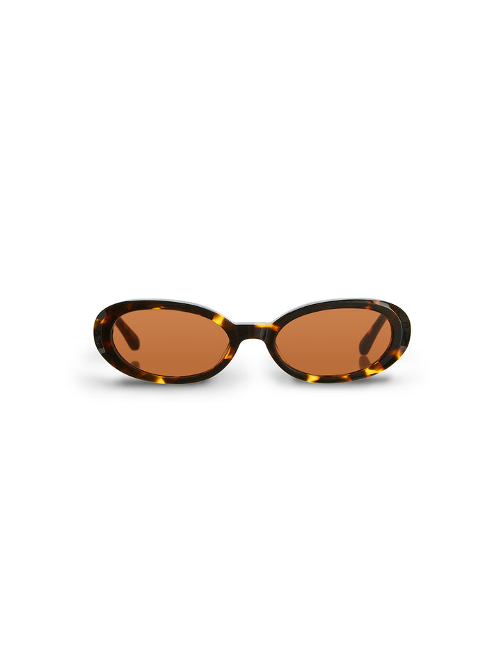 OVAL - Sunglasses • Brown Tortoise
