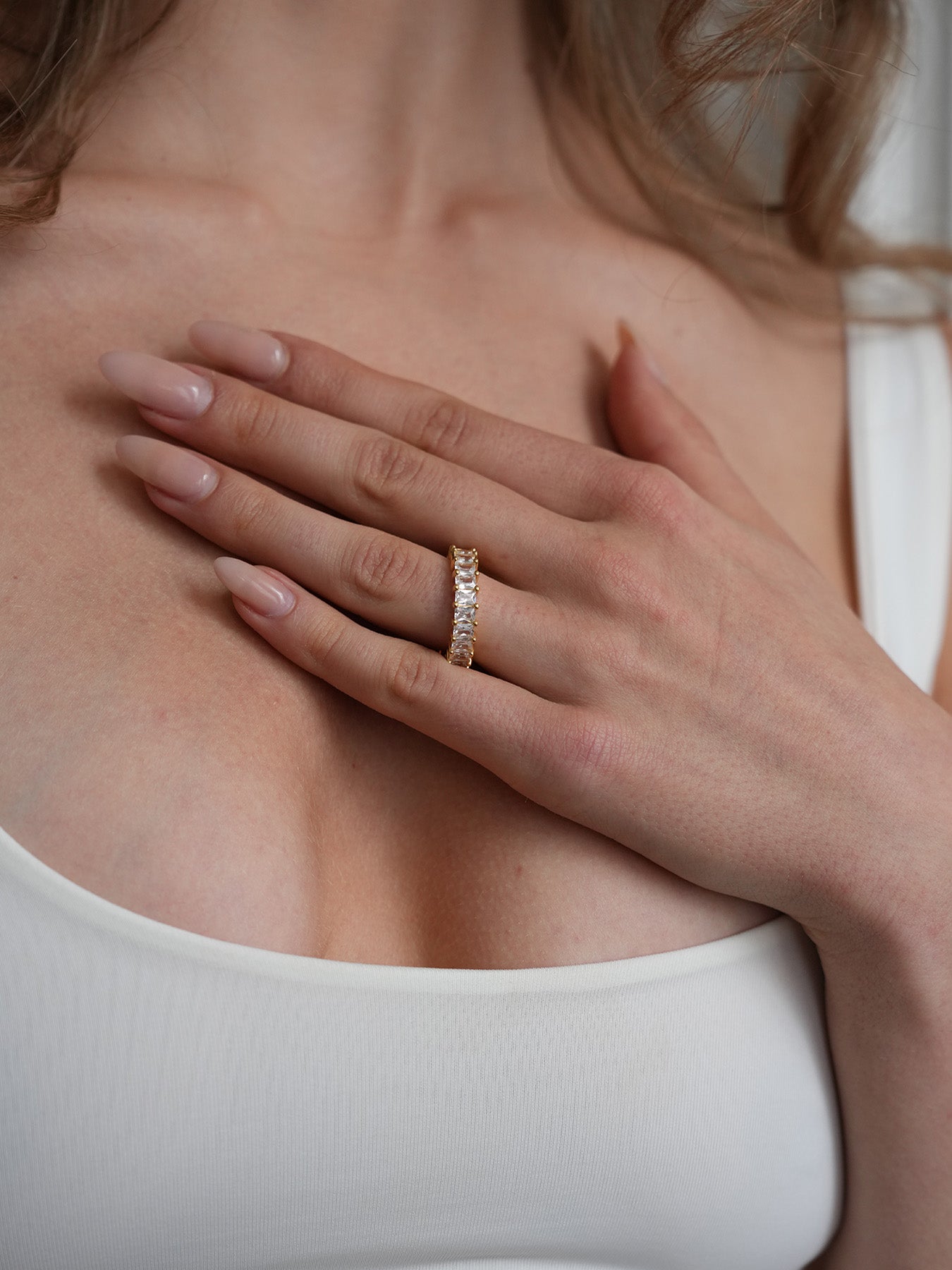 LADY Ring Color 14K Yellow Gold NINETY 9