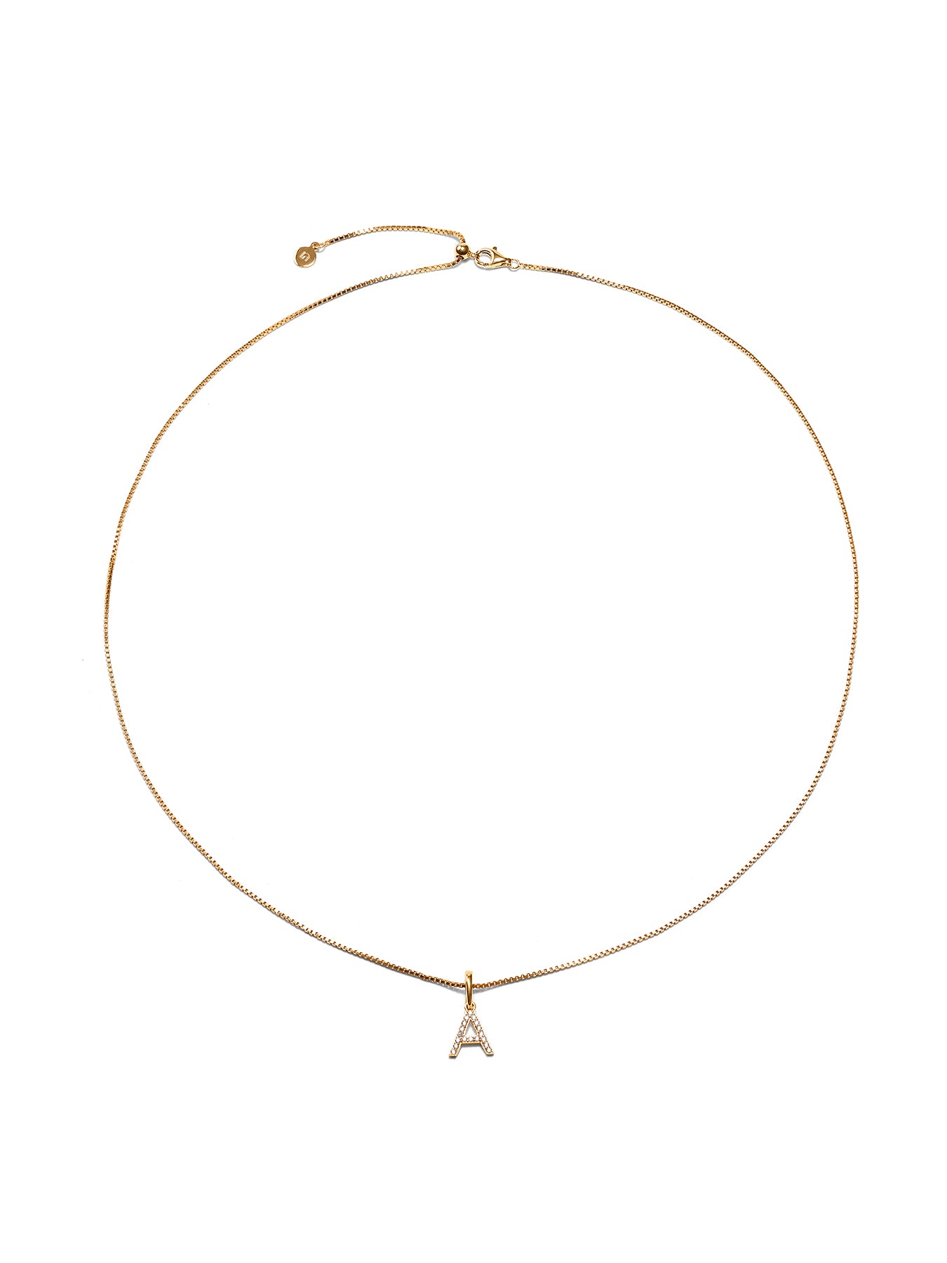 Set Jewelry Box chain and Initial charm NINETY 9