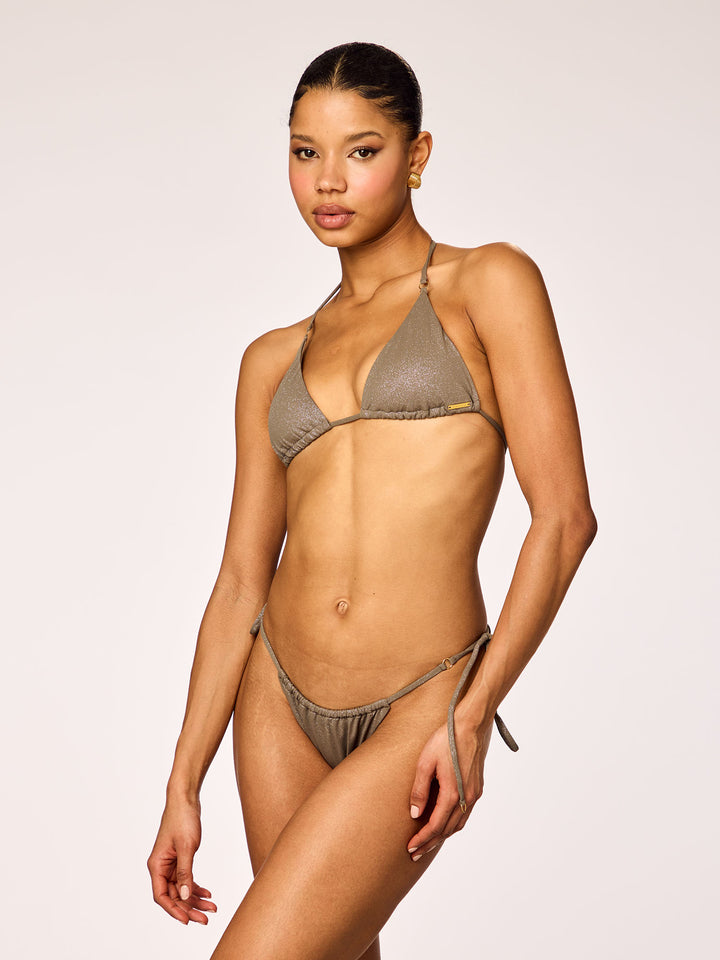 POSITANO - Adjustable Top • Glittery Olive