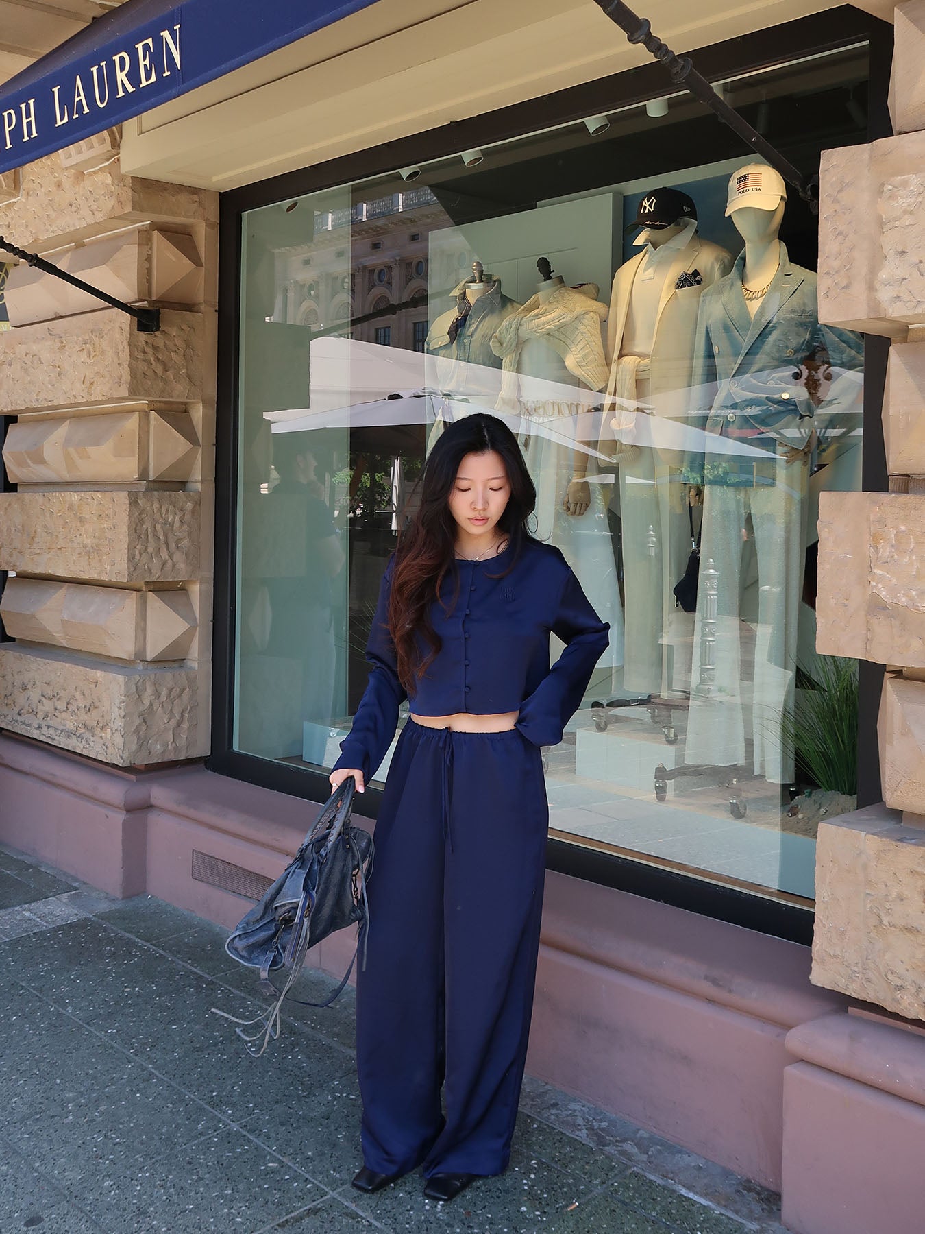 IVY - Adjustable Pants • Navy – NINETY-9