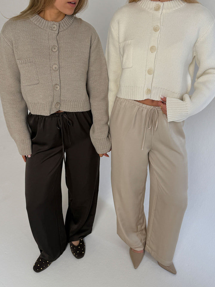 RUNE - Buttoned Cardigan • Almond